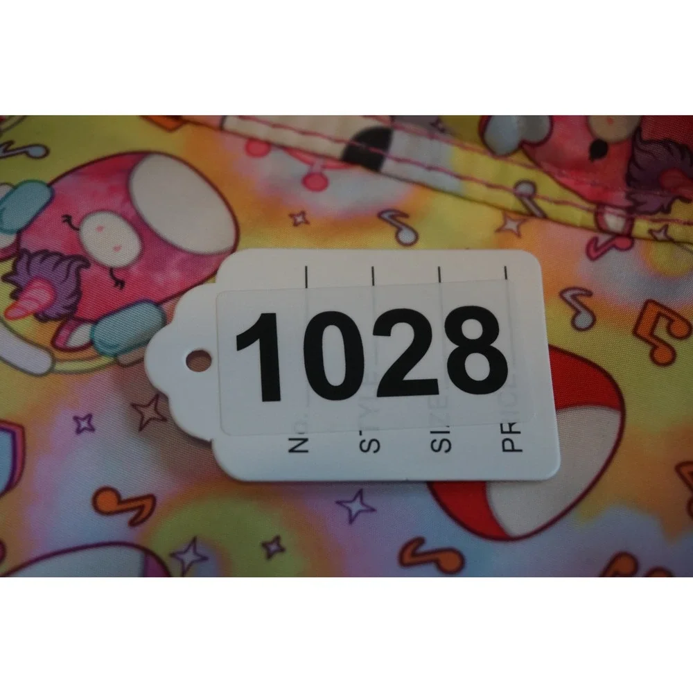 Squishmallows Kids Backpack Rainbow Character Print Pink School Bag KC.1028